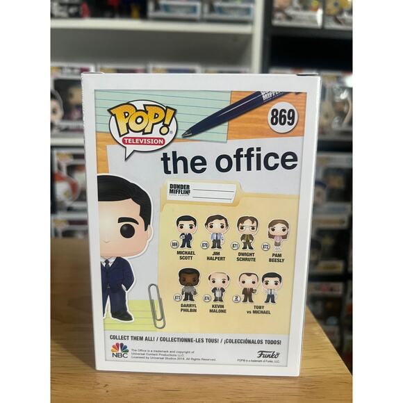 VAULTED Michael Scott World's Best Manager The Office Funko Pop #869 Television - Picture 3 of 6